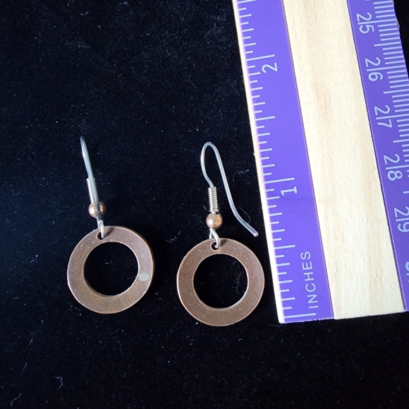 Copper Earrings - Picture 3 of 4